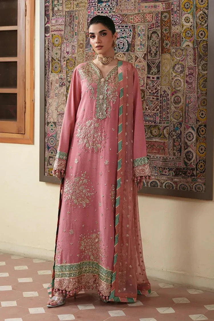 Picture of Roheenaz - Mah e Noor Silk Collection - 02-Pari Rukh - Unstitched - Available at Raja Sahib
