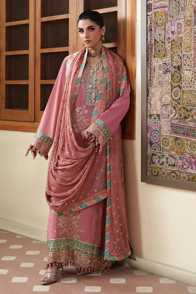 Picture of Roheenaz - Mah e Noor Silk Collection - 02-Pari Rukh - Unstitched - Available at Raja Sahib