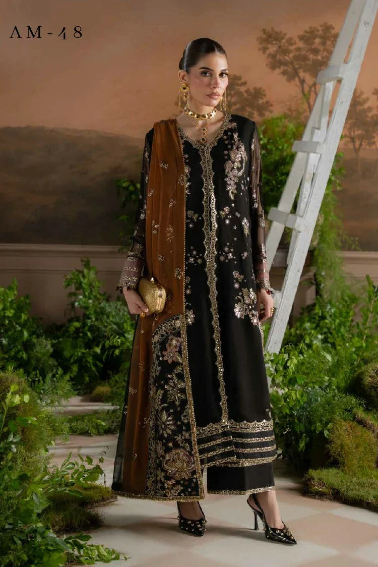 Picture of Nureh - Amaya Luxury Embroidered Chiffon Collection Vol 3 - AM-48 - Unstitched - Available at Raja Sahib