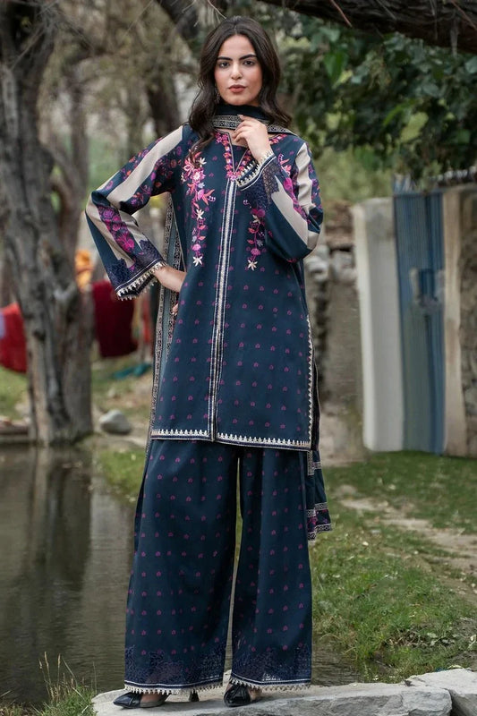 Charizma - Aniiq Embroidered Printed Linen Collection Vol 2 - ANW7-11 - Unstitched