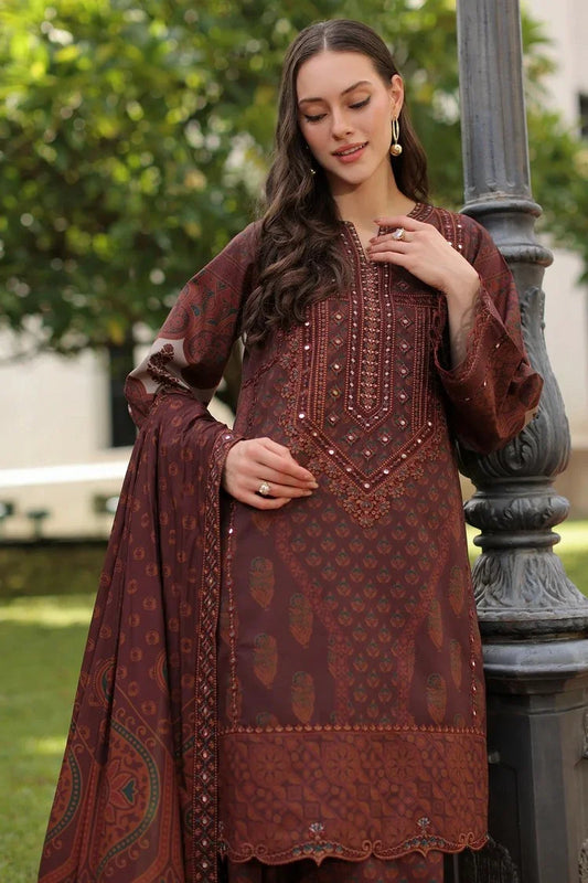 Charizma - Aniiq Embroidered Printed Linen Collection Vol 2 - ANW7-13 - Unstitched