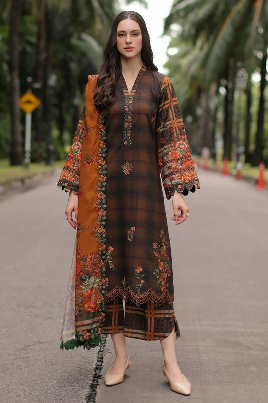 Charizma - Aniiq Embroidered Printed Linen Collection Vol 2 - ANW7-15 - Unstitched
