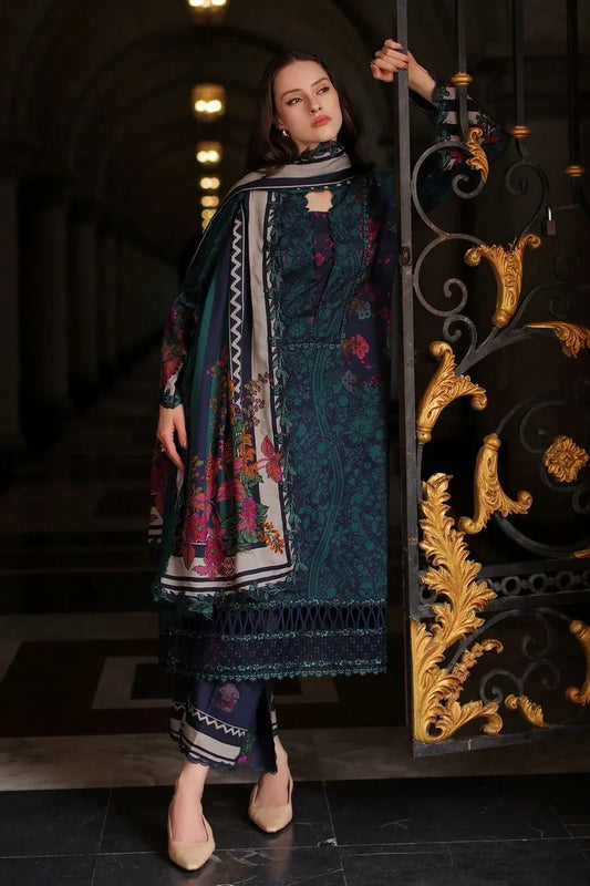 Charizma - Aniiq Embroidered Printed Linen Collection Vol 2 - ANW7-17 - Unstitched