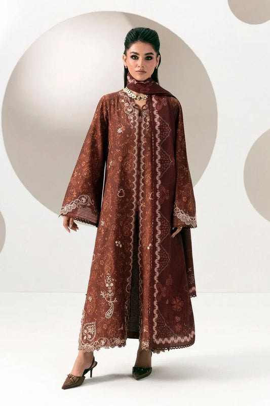Picture of Qalamkar - QPrints Winter Collection - QPW-01 (A) Jaza - Unstitched - Available at Raja Sahib