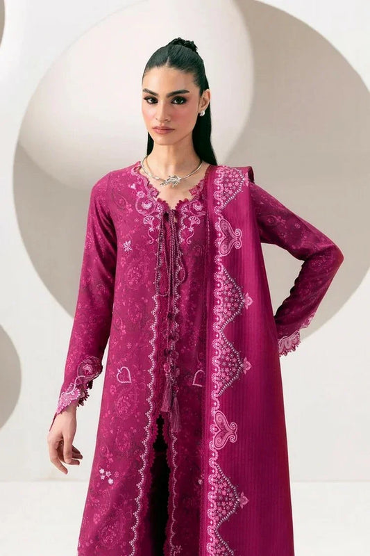 Picture of Qalamkar - QPrints Winter Collection - QPW-01 (B) Kaira - Unstitched - Available at Raja Sahib