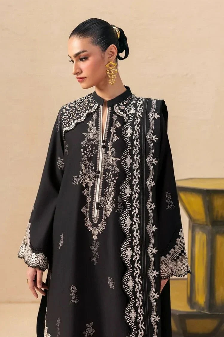 Picture of Qalamkar - QPrints Winter Collection - QPW-02 (A) Laiza - Unstitched - Available at Raja Sahib