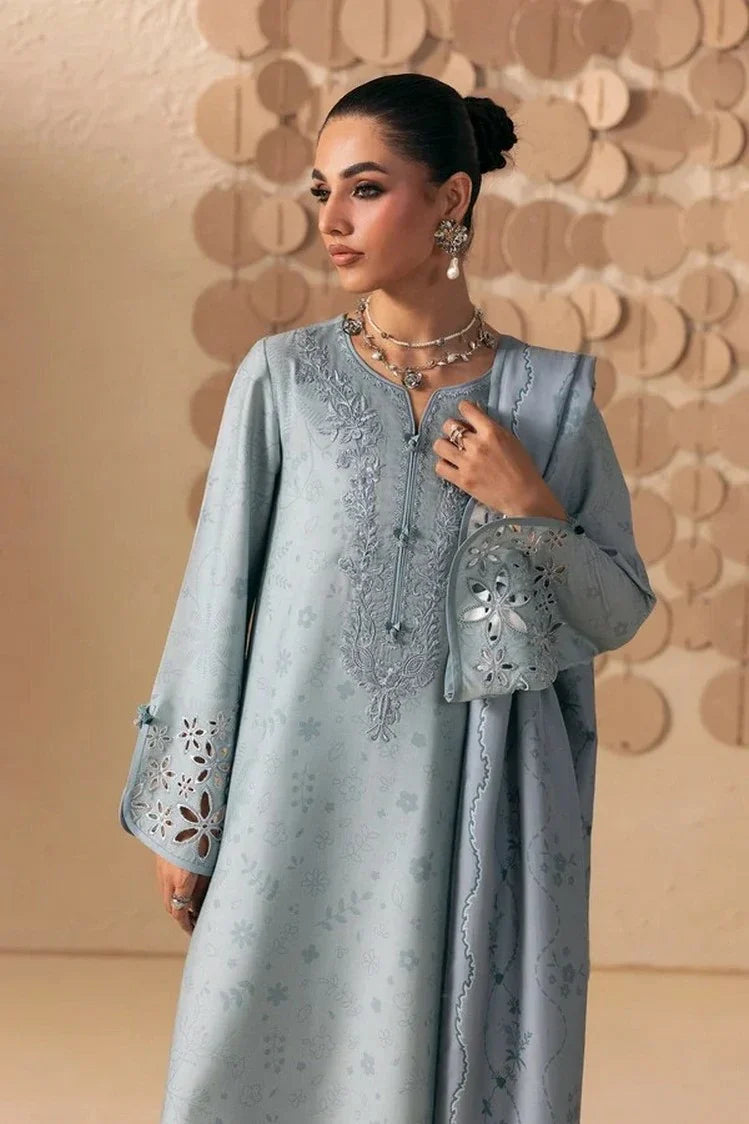 Picture of Qalamkar - QPrints Winter Collection - QPW-04 (A) Oriana - Unstitched - Available at Raja Sahib