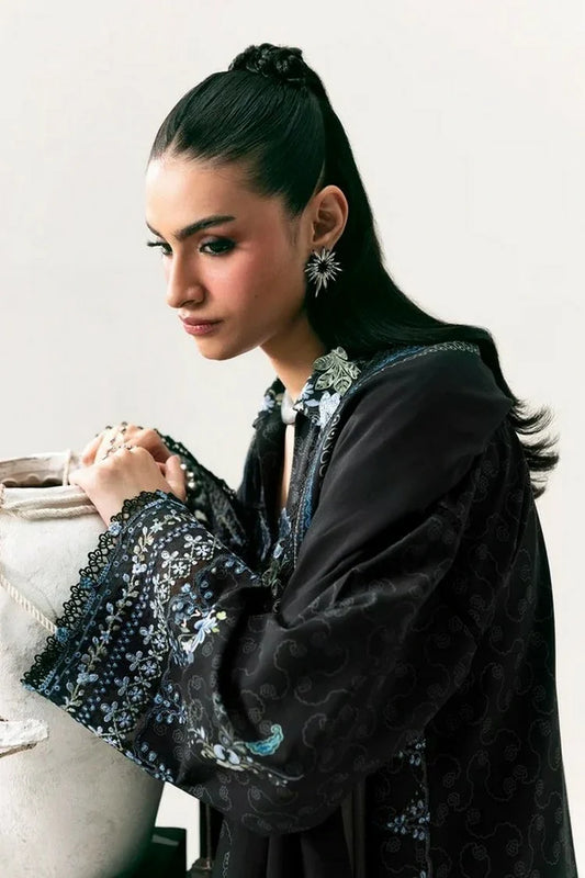 Picture of Qalamkar - QPrints Winter Collection - QPW-05 (A) Luna - Unstitched - Available at Raja Sahib