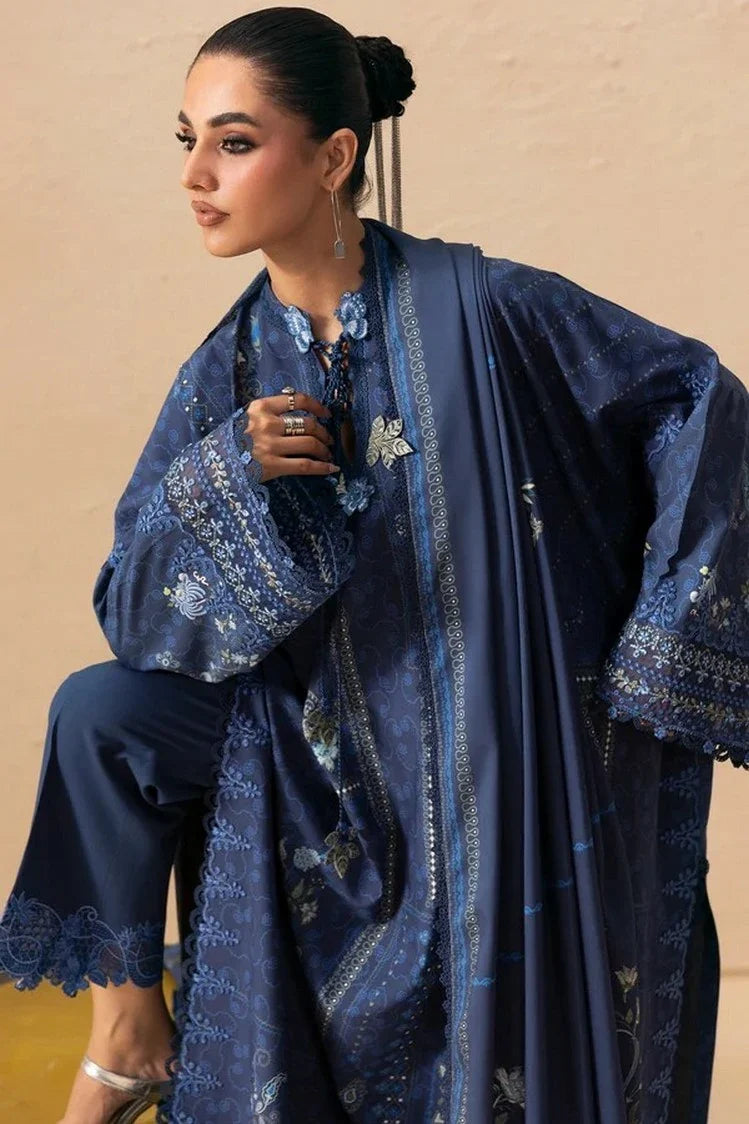 Picture of Qalamkar - QPrints Winter Collection - QPW-05 (B) Calina - Unstitched - Available at Raja Sahib