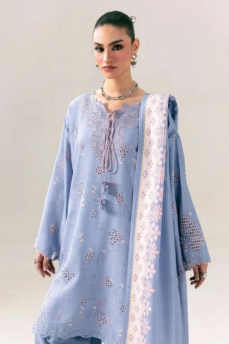 Picture of Qalamkar - QPrints Winter Collection - QPW-06 (A) Beena - Unstitched - Available at Raja Sahib
