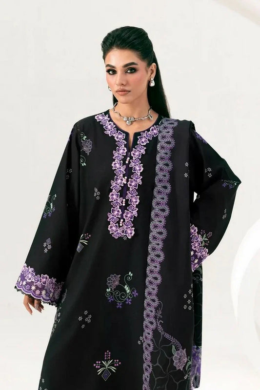 Picture of Qalamkar - QPrints Winter Collection - QPW-09 (B) Sajal - Unstitched - Available at Raja Sahib