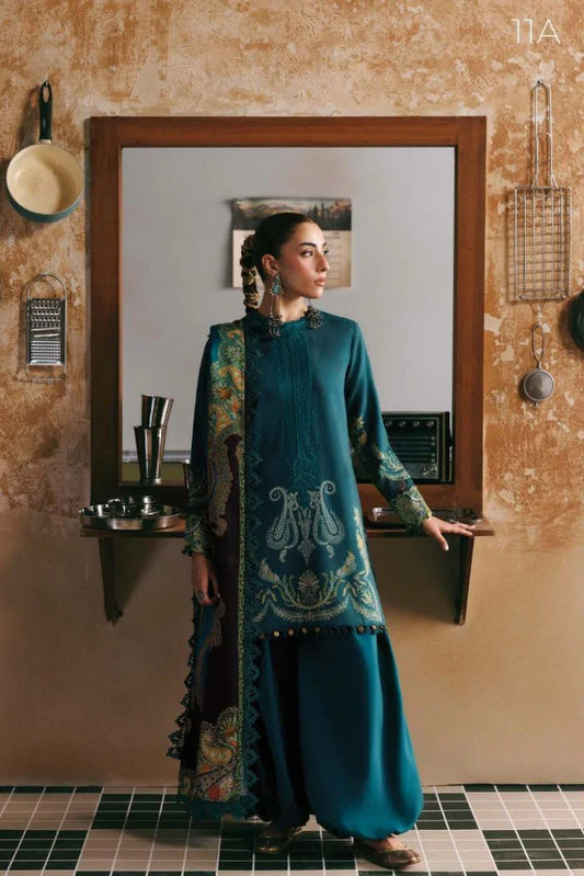 Picture of Maria B - M Basics Winter Aglastation - Design-11A - Unstitched - Available at Raja Sahib