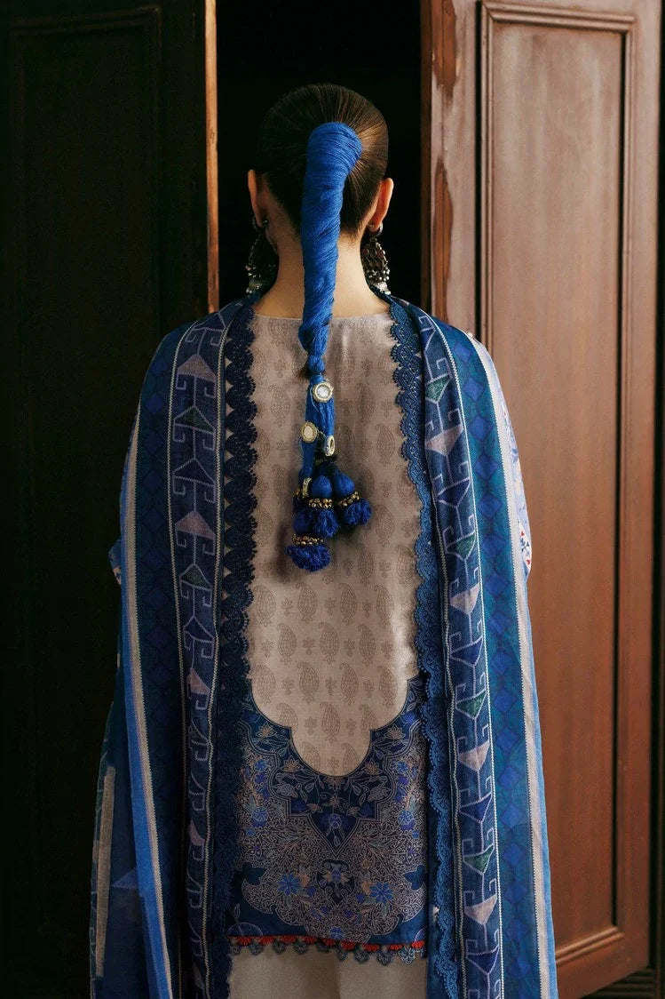 Picture of Maria B - M Basics Winter Aglastation - Design-1A - Unstitched - Available at Raja Sahib
