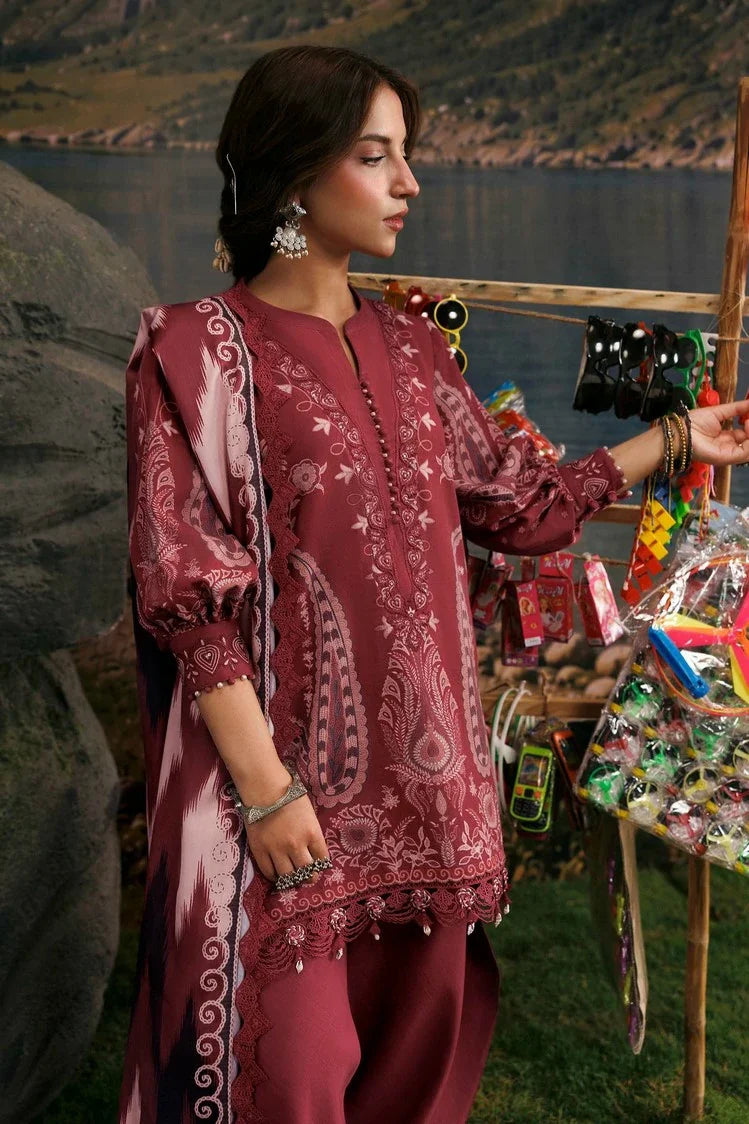Picture of Maria B - M Basics Winter Aglastation - Design-2A - Unstitched - Available at Raja Sahib