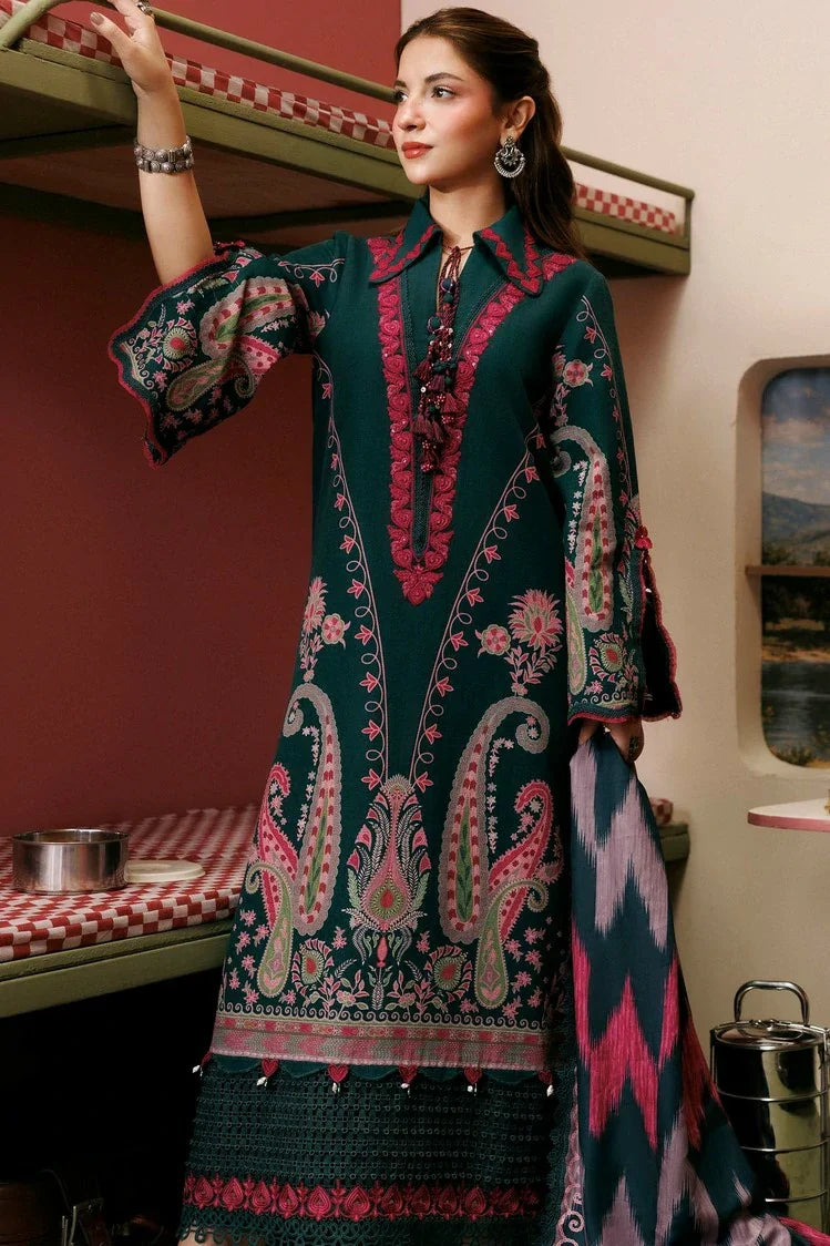 Picture of Maria B - M Basics Winter Aglastation - Design-2B - Unstitched - Available at Raja Sahib