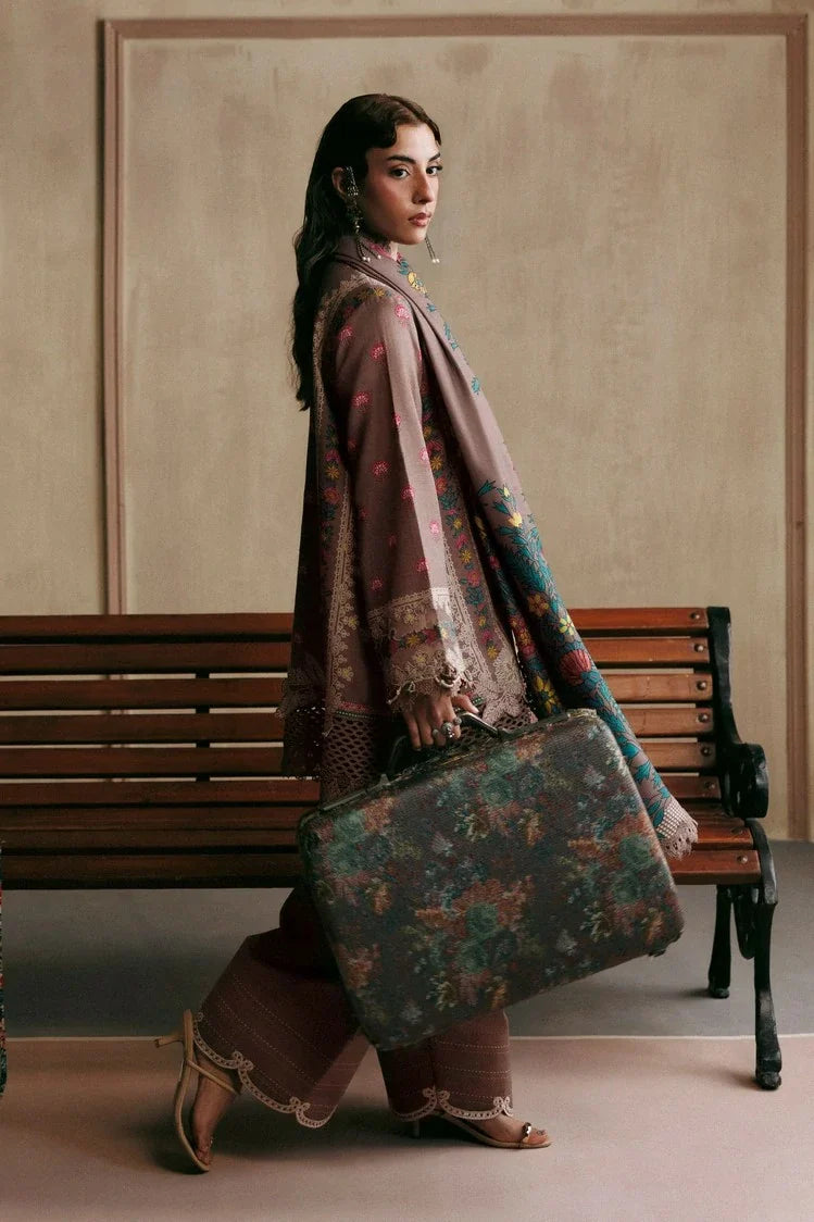 Picture of Maria B - M Basics Winter Aglastation - Design-3A - Unstitched - Available at Raja Sahib