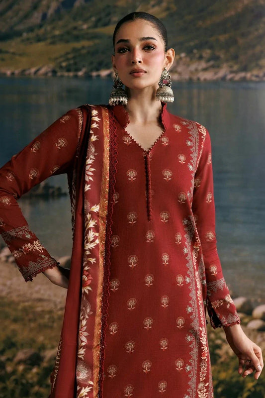 Picture of Maria B - M Basics Winter Aglastation - Design-3B - Unstitched - Available at Raja Sahib