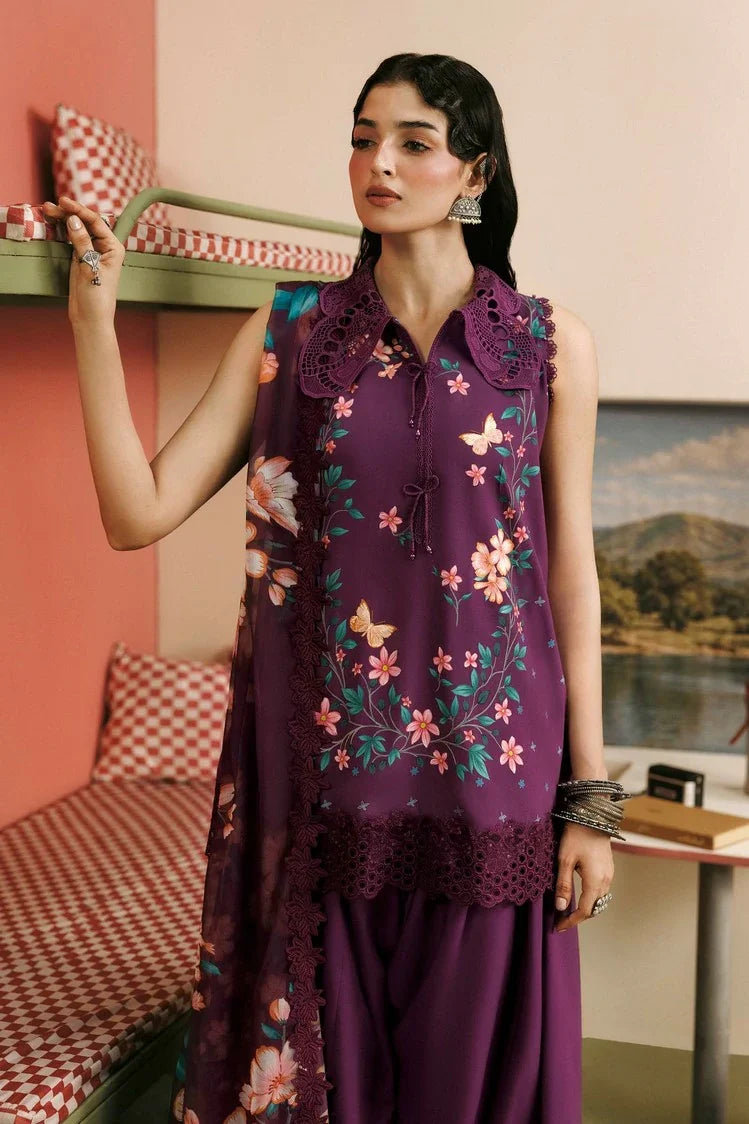 Picture of Maria B - M Basics Winter Aglastation - Design-7A - Unstitched - Available at Raja Sahib