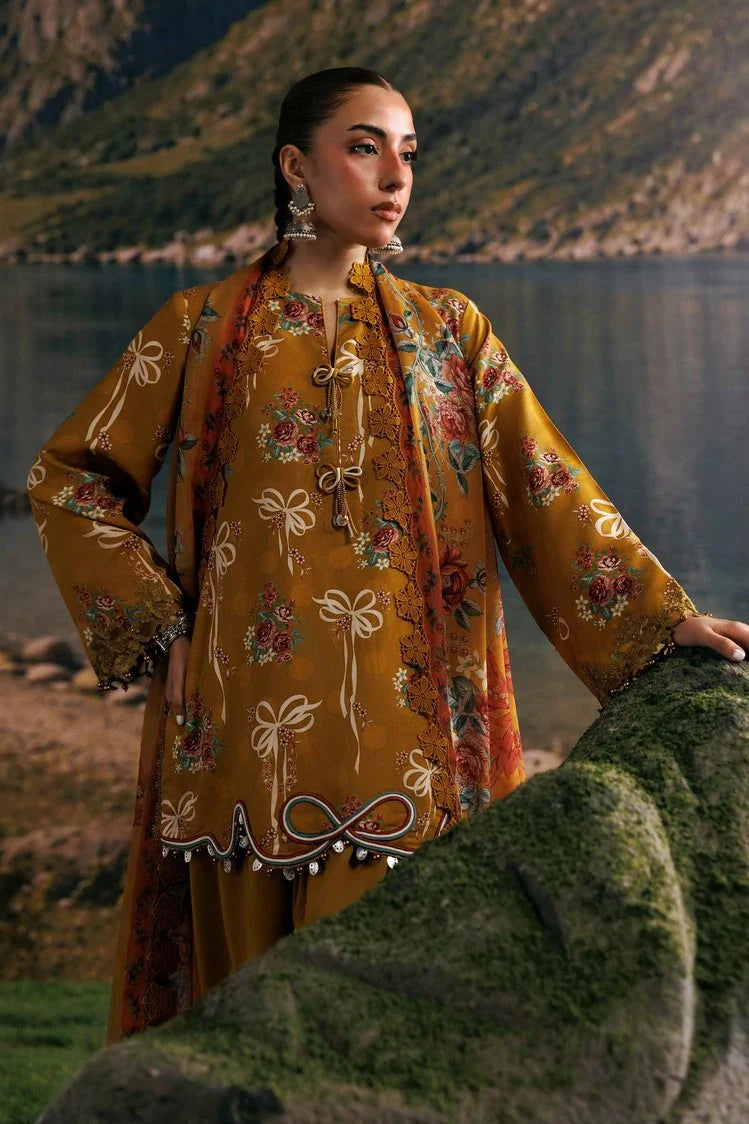 Picture of Maria B - M Basics Winter Aglastation - Design-8A - Unstitched - Available at Raja Sahib