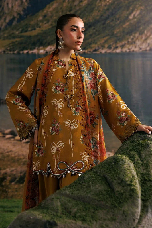 Picture of Maria B - M Basics Winter Aglastation - Design-8A - Unstitched - Available at Raja Sahib