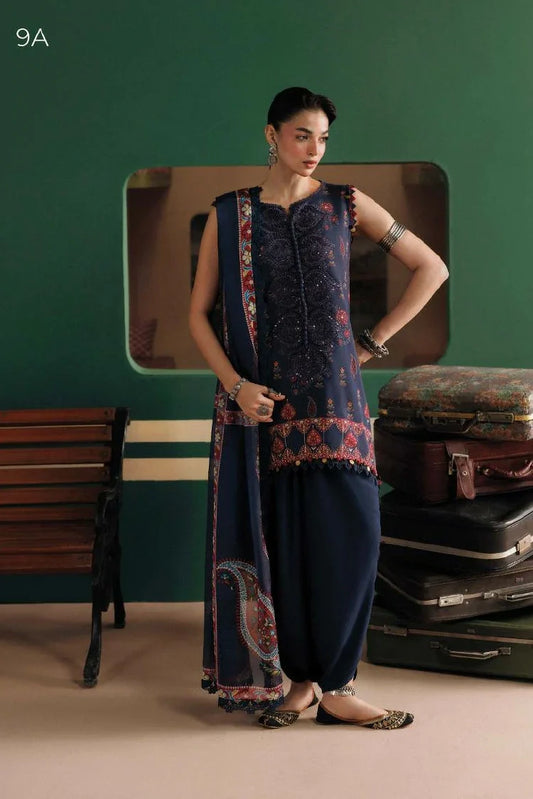 Picture of Maria B - M Basics Winter Aglastation - Design-9A - Unstitched - Available at Raja Sahib