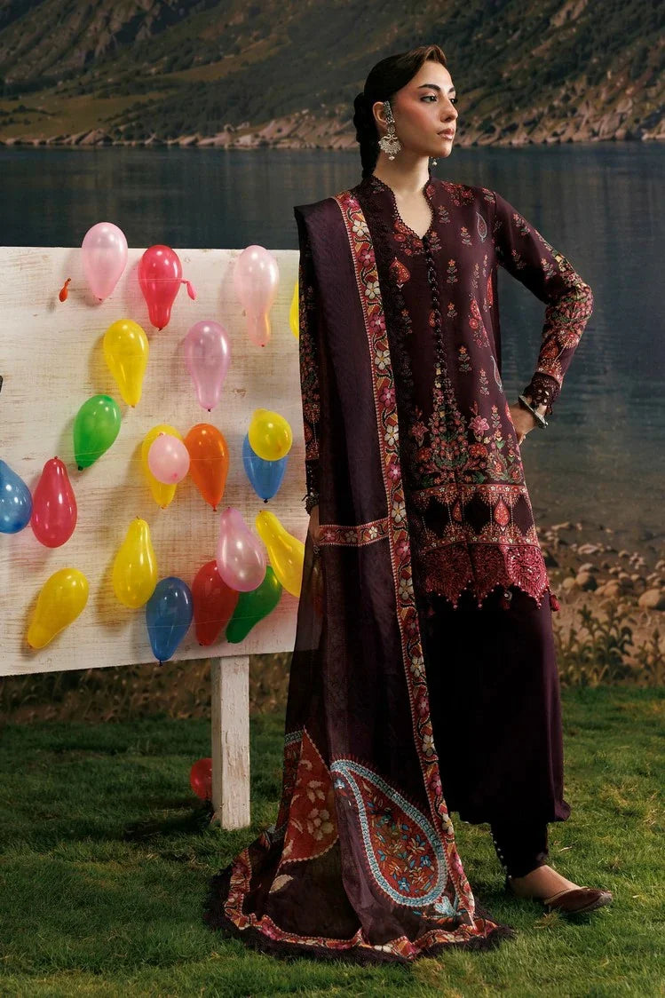 Picture of Maria B - M Basics Winter Aglastation - Design-9B - Unstitched - Available at Raja Sahib