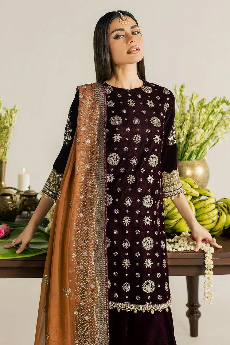 Picture of Nureh - Maya Embroidered Velvet Collection Vol 1 - NW-134 - Unstitched - Available at Raja Sahib
