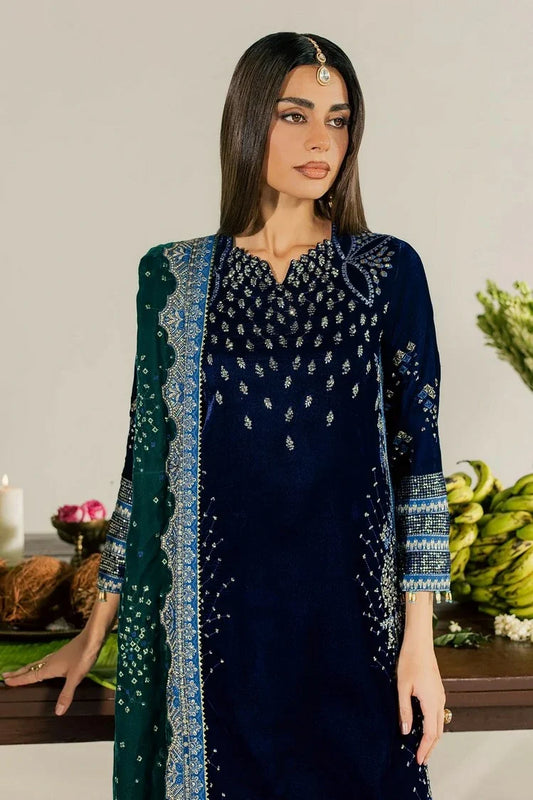 Picture of Nureh - Maya Embroidered Velvet Collection Vol 1 - NW-137 - Unstitched - Available at Raja Sahib
