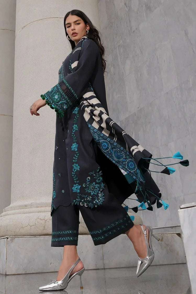 Picture of Charizma - Poshima Embroidered Peach Leather Collection Vol 3 - PSW6-19 - Unstitched - Available at Raja Sahib