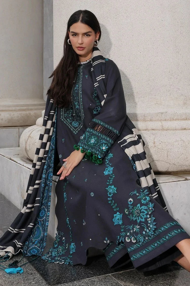 Picture of Charizma - Poshima Embroidered Peach Leather Collection Vol 3 - PSW6-19 - Unstitched - Available at Raja Sahib