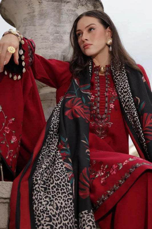 Picture of Charizma - Poshima Embroidered Peach Leather Collection Vol 3 - PSW6-20 - Unstitched - Available at Raja Sahib