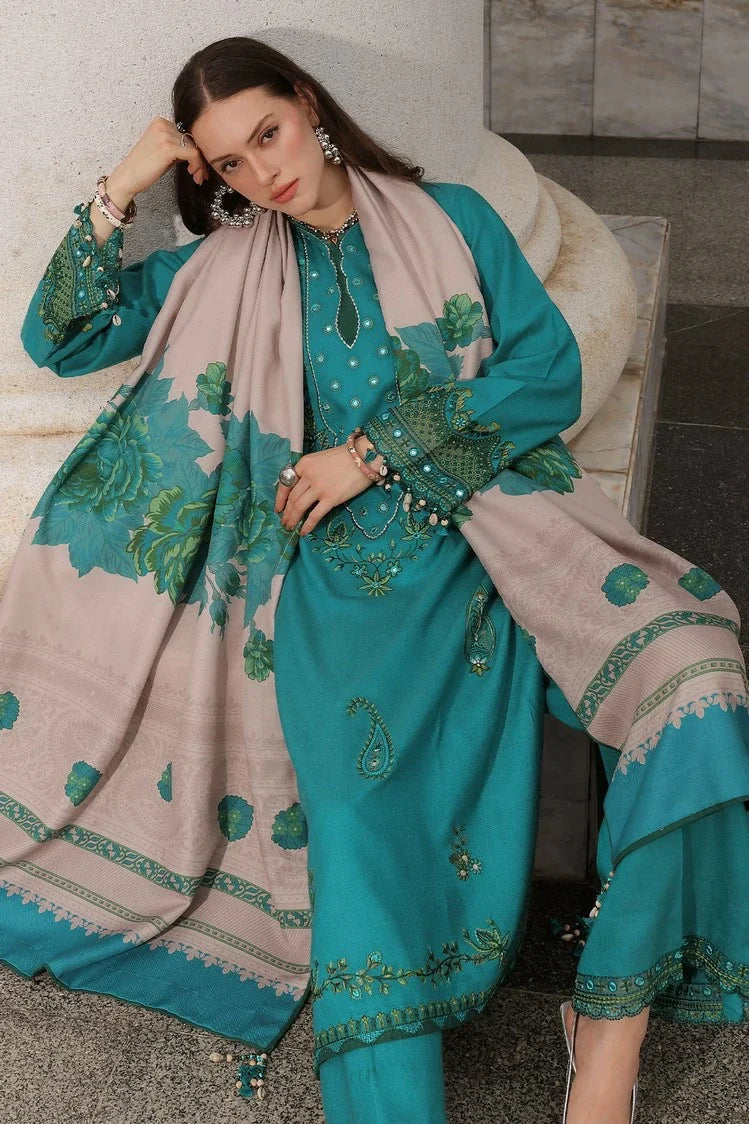 Picture of Charizma - Poshima Embroidered Peach Leather Collection Vol 3 - PSW6-21 - Unstitched - Available at Raja Sahib