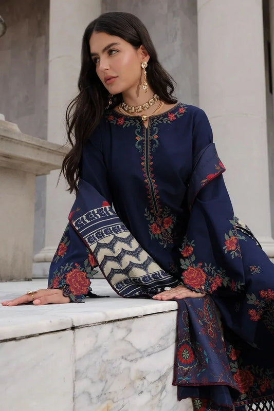 Picture of Charizma - Poshima Embroidered Peach Leather Collection Vol 3 - PSW6-22 - Unstitched - Available at Raja Sahib