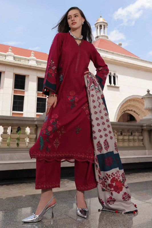 Charizma - Poshima Embroidered Peach Leather Collection Vol 3 - PSW6-23 - Unstitched