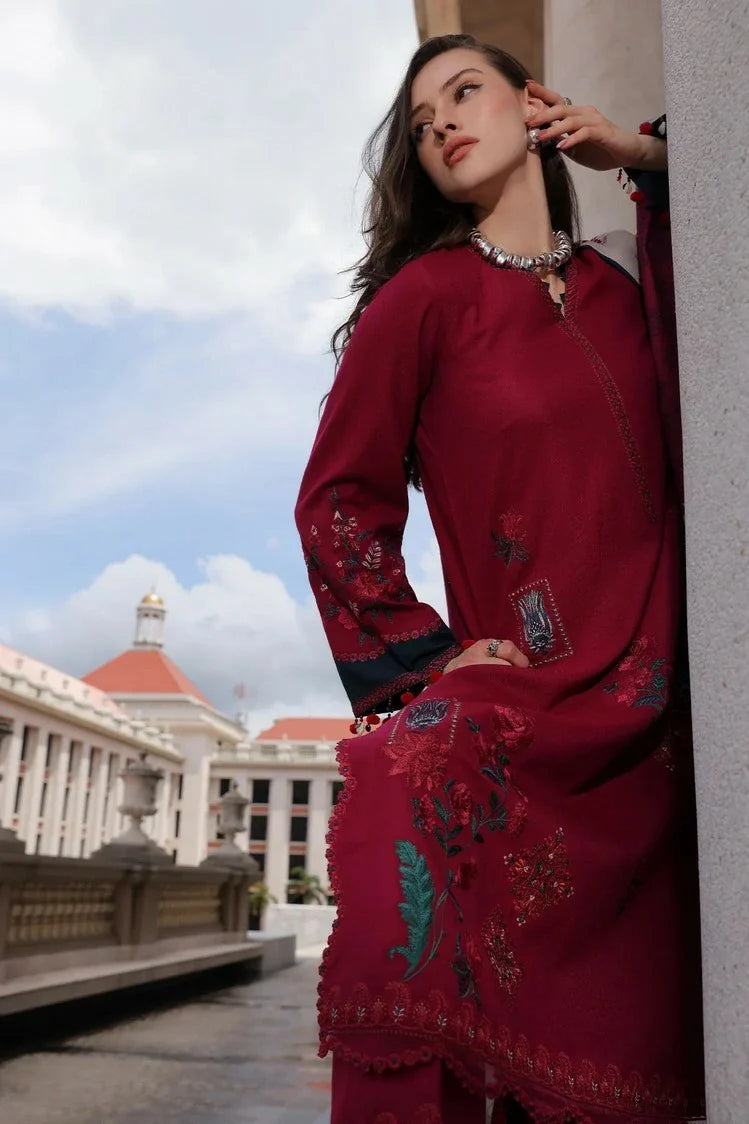 Picture of Charizma - Poshima Embroidered Peach Leather Collection Vol 3 - PSW6-23 - Unstitched - Available at Raja Sahib