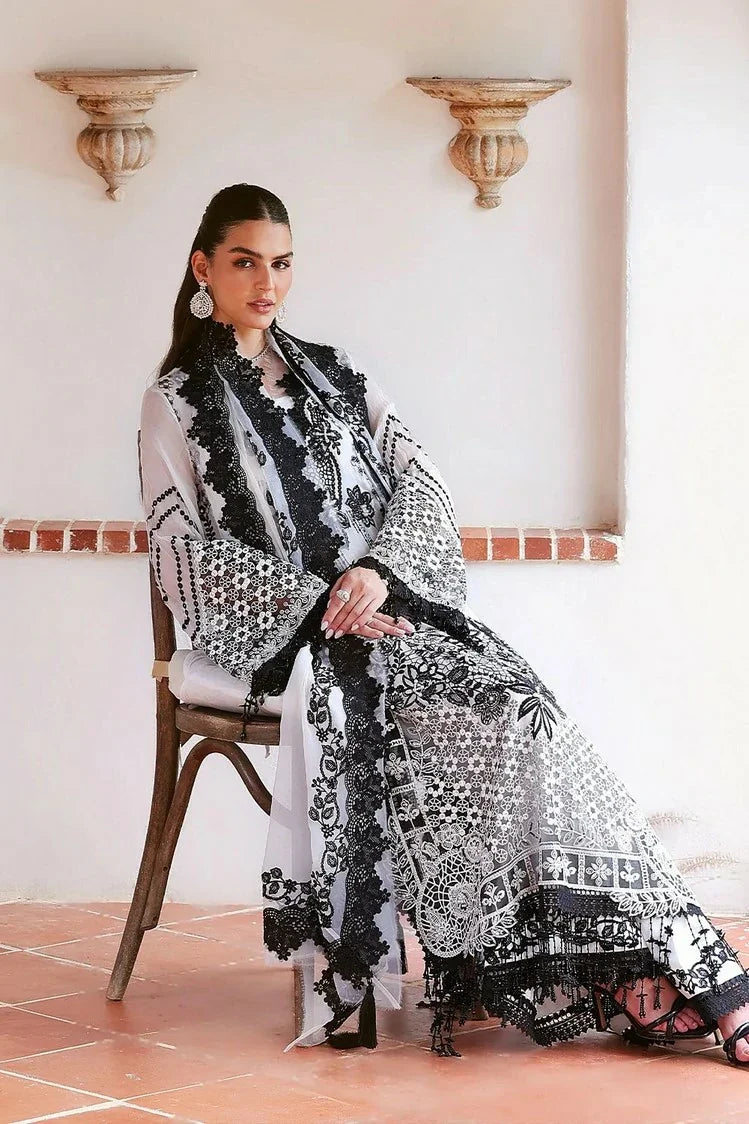 Picture of Saira Rizwan - Lumiere Chiffon Collection - PEARL-SRL26-05 - Unstitched - Available at Raja Sahib