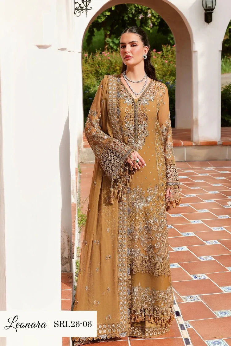 Picture of Saira Rizwan - Lumiere Chiffon Collection - LENOARA-SRL26-06 - Unstitched - Available at Raja Sahib
