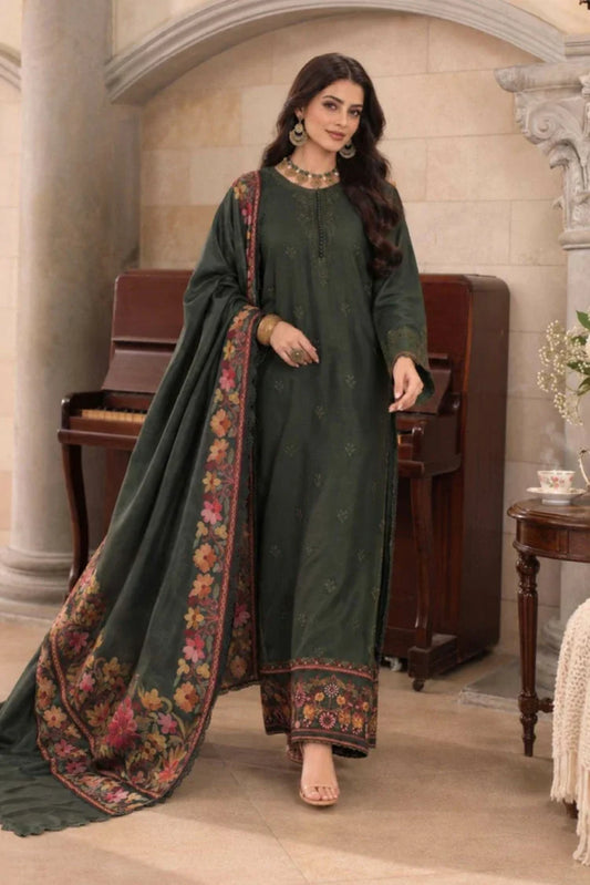 Picture of Noor by Saadia Asad - Noor Winter Embroidered Prinkhaas - Design-2B - Unstitched - Available at Raja Sahib