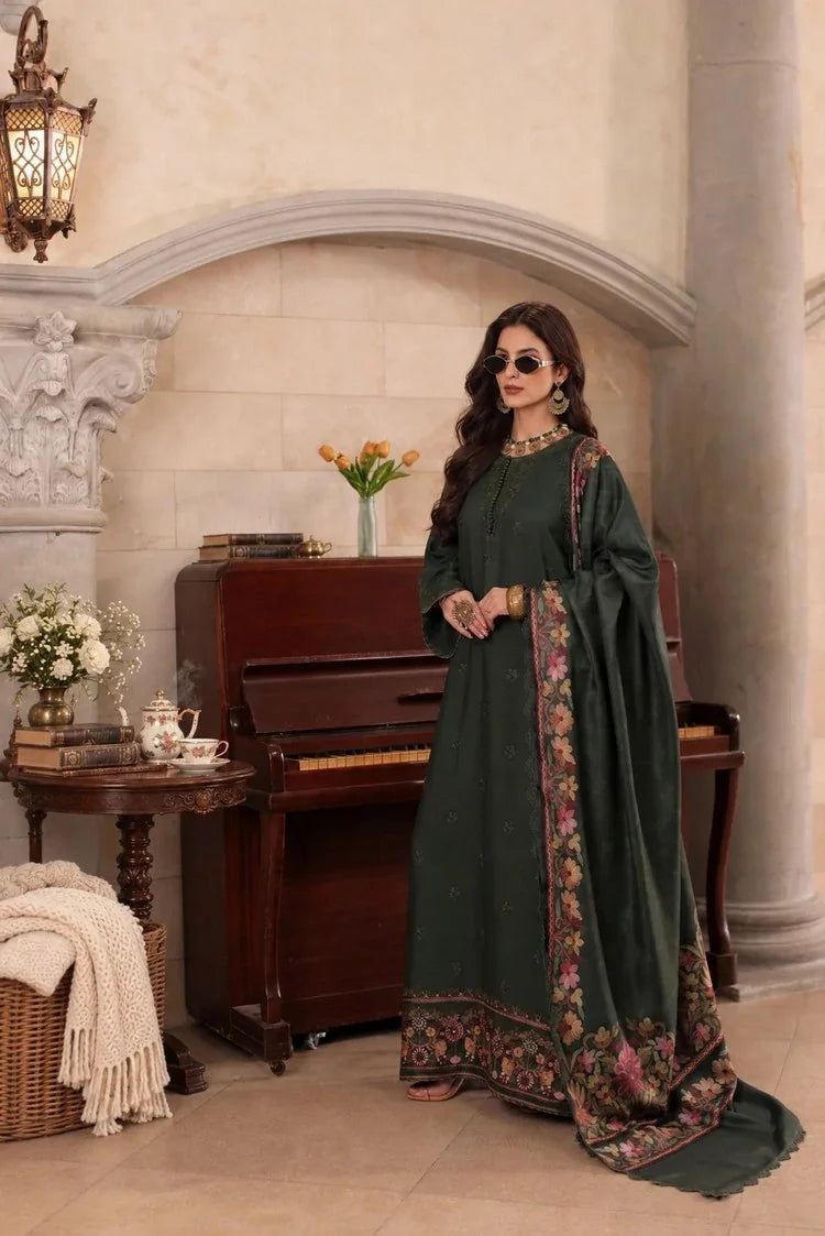 Picture of Noor by Saadia Asad - Noor Winter Embroidered Prinkhaas - Design-2B - Unstitched - Available at Raja Sahib