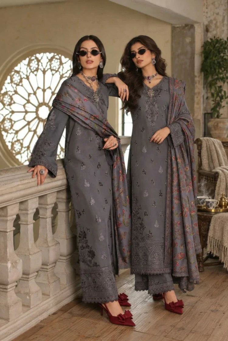 Picture of Noor by Saadia Asad - Noor Winter Embroidered Prinkhaas - Design-4A - Unstitched - Available at Raja Sahib