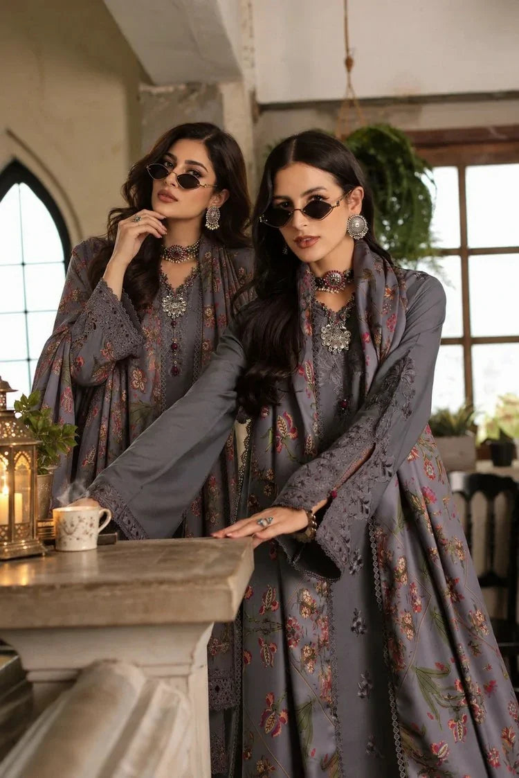 Picture of Noor by Saadia Asad - Noor Winter Embroidered Prinkhaas - Design-4A - Unstitched - Available at Raja Sahib