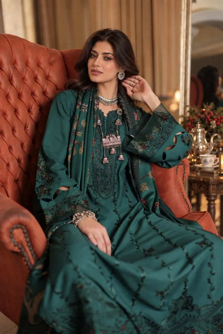 Picture of Noor by Saadia Asad - Noor Winter Embroidered Prinkhaas - Design-5B - Unstitched - Available at Raja Sahib