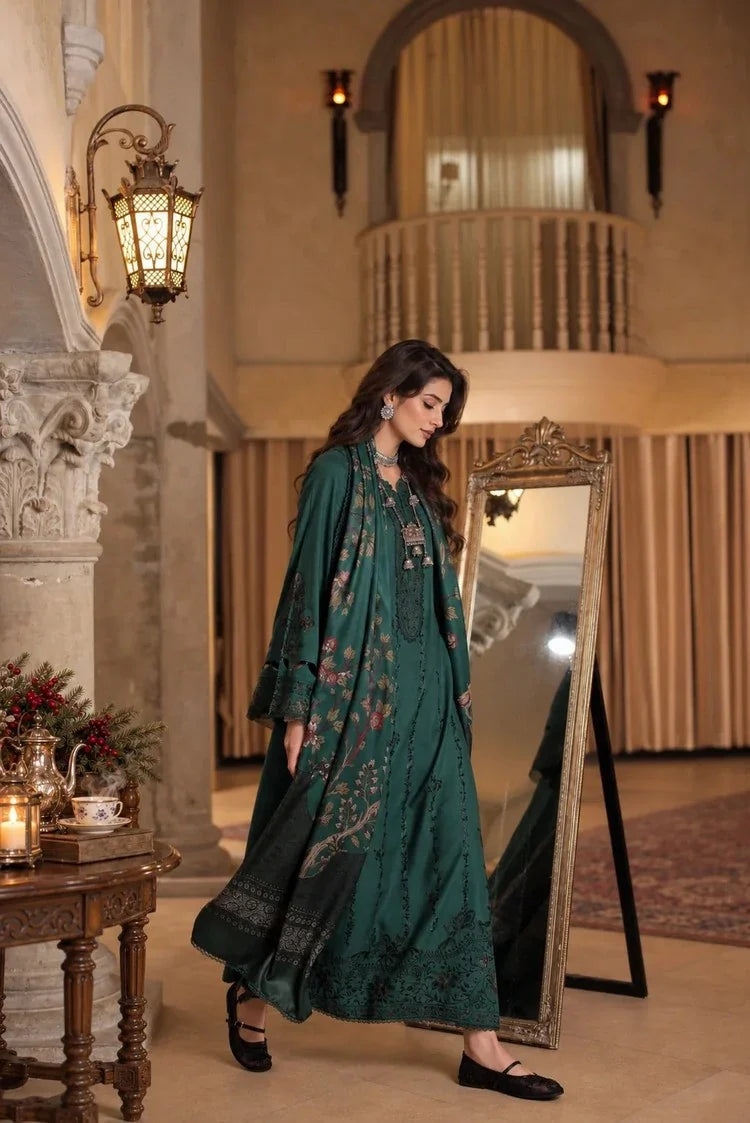 Picture of Noor by Saadia Asad - Noor Winter Embroidered Prinkhaas - Design-5B - Unstitched - Available at Raja Sahib