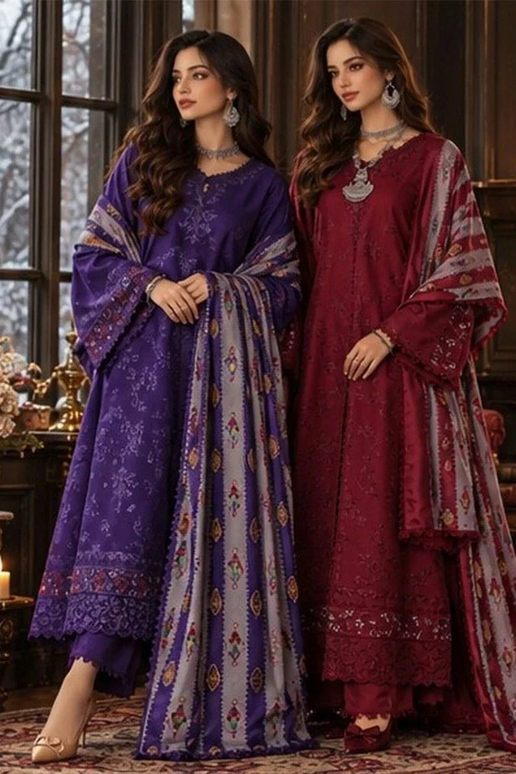Picture of Noor by Saadia Asad - Noor Winter Embroidered Prinkhaas - Design-6B - Unstitched - Available at Raja Sahib