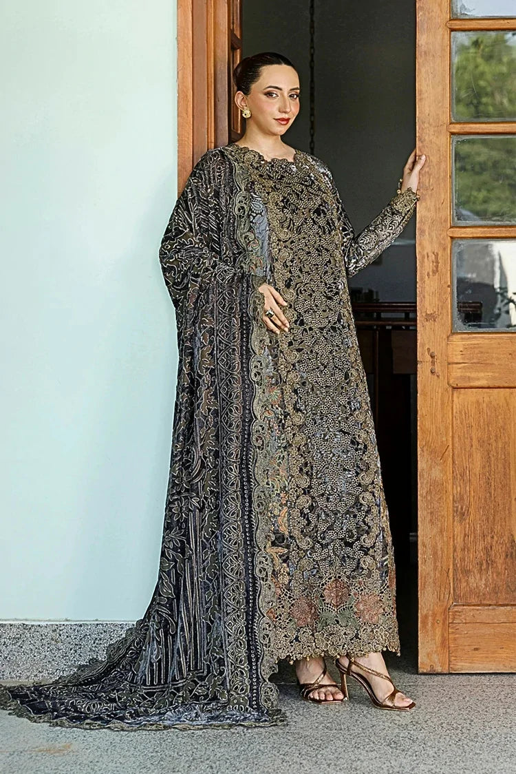 Asifa & Nabeel - Plush Luxury Winter - Magnolia (WLXU-05) - Unstitched