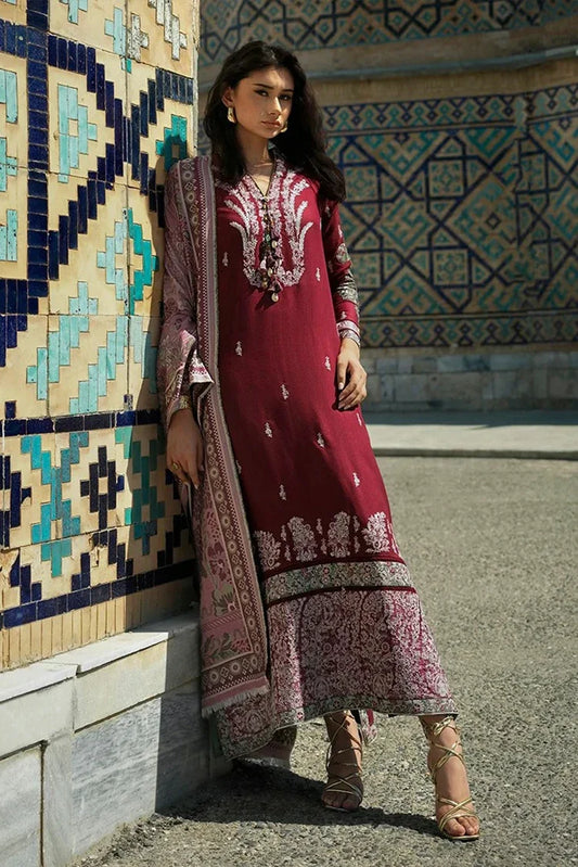 Mushq - Broadway Echoes of Registan Winter Collection - 10-Timurid Rose - Unstitched