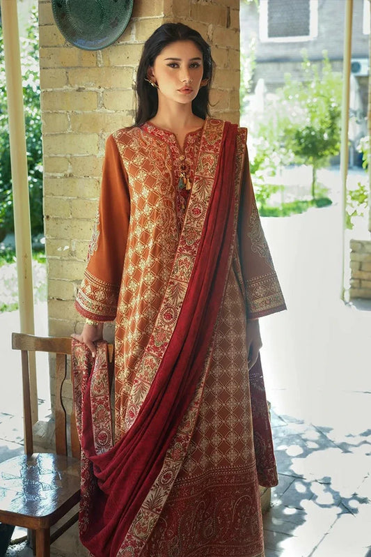 Mushq - Broadway Echoes of Registan Winter Collection - 11-Rumi Sunset - Unstitched