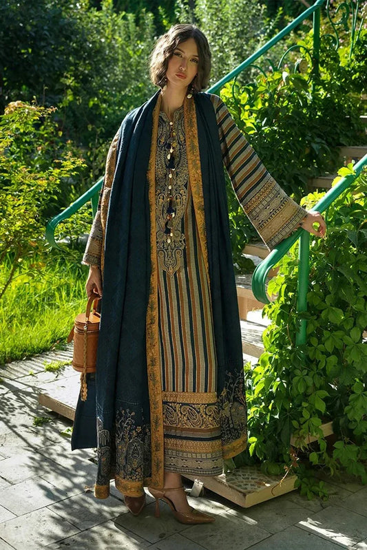 Mushq - Broadway Echoes of Registan Winter Collection - 03-Gilded Arch - Unstitched
