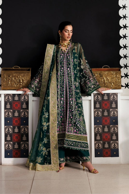 Picture of Maryam Hussain - Marwa Festive Collection - MF26-05-Zamurd - Unstitched - Available at Raja Sahib