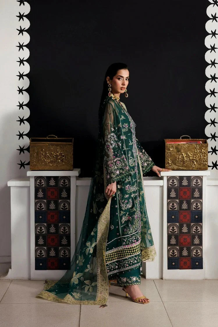 Picture of Maryam Hussain - Marwa Festive Collection - MF26-05-Zamurd - Unstitched - Available at Raja Sahib